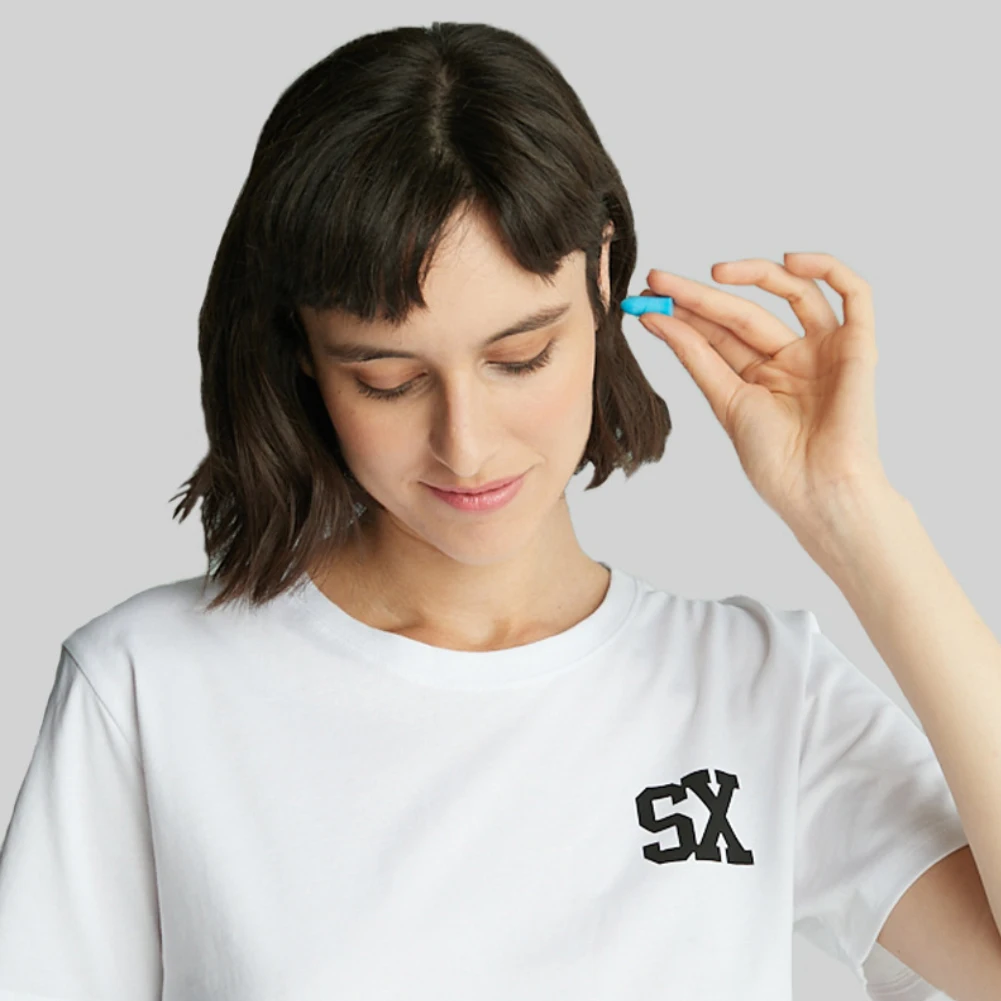 8pairs Daily Noise Cancelling For Sleep Soft Foam Travel Block Out Snoring Portable Washable Ear Plug Study 35dB SNR Reusable