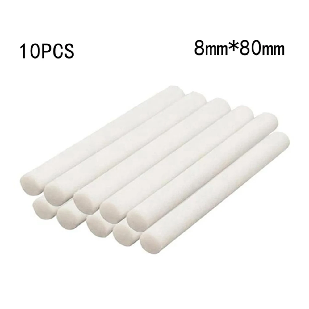 10pcs/bag Filter Sponge Stick Replacement Humidifier Filter Cotton Stick Environmentally Accessories for Mist Maker Air Purify