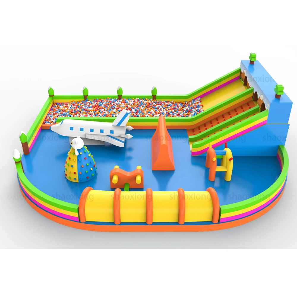 Customized Giant Inflatable Jumping Playground Inflatable Sport Game Bouncy Castle Fun City