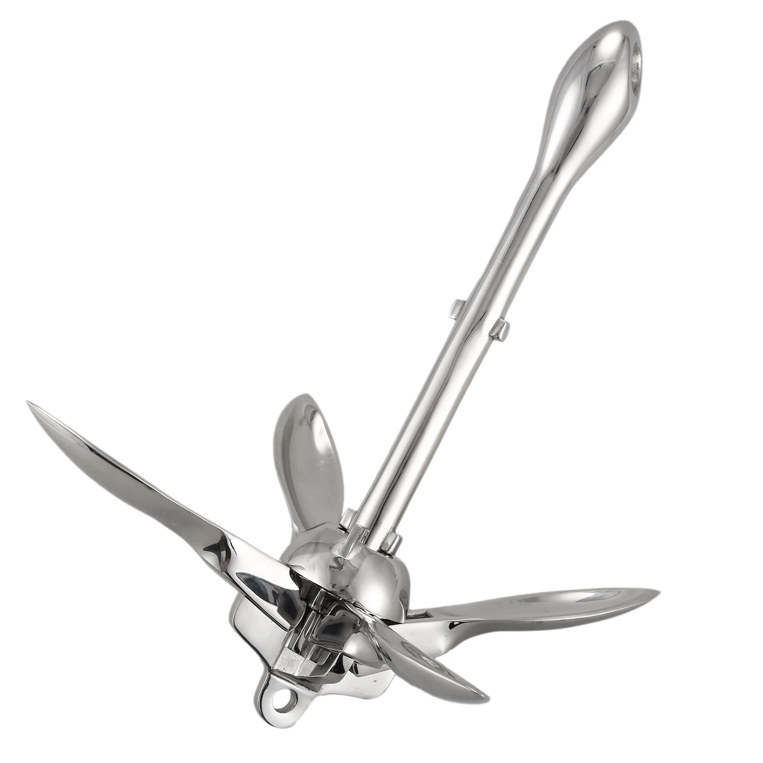 Stainless Steel Folding Grapnel Boat Anchor for Marine Yacht Kayak 1.5 Kg 3.3Lb