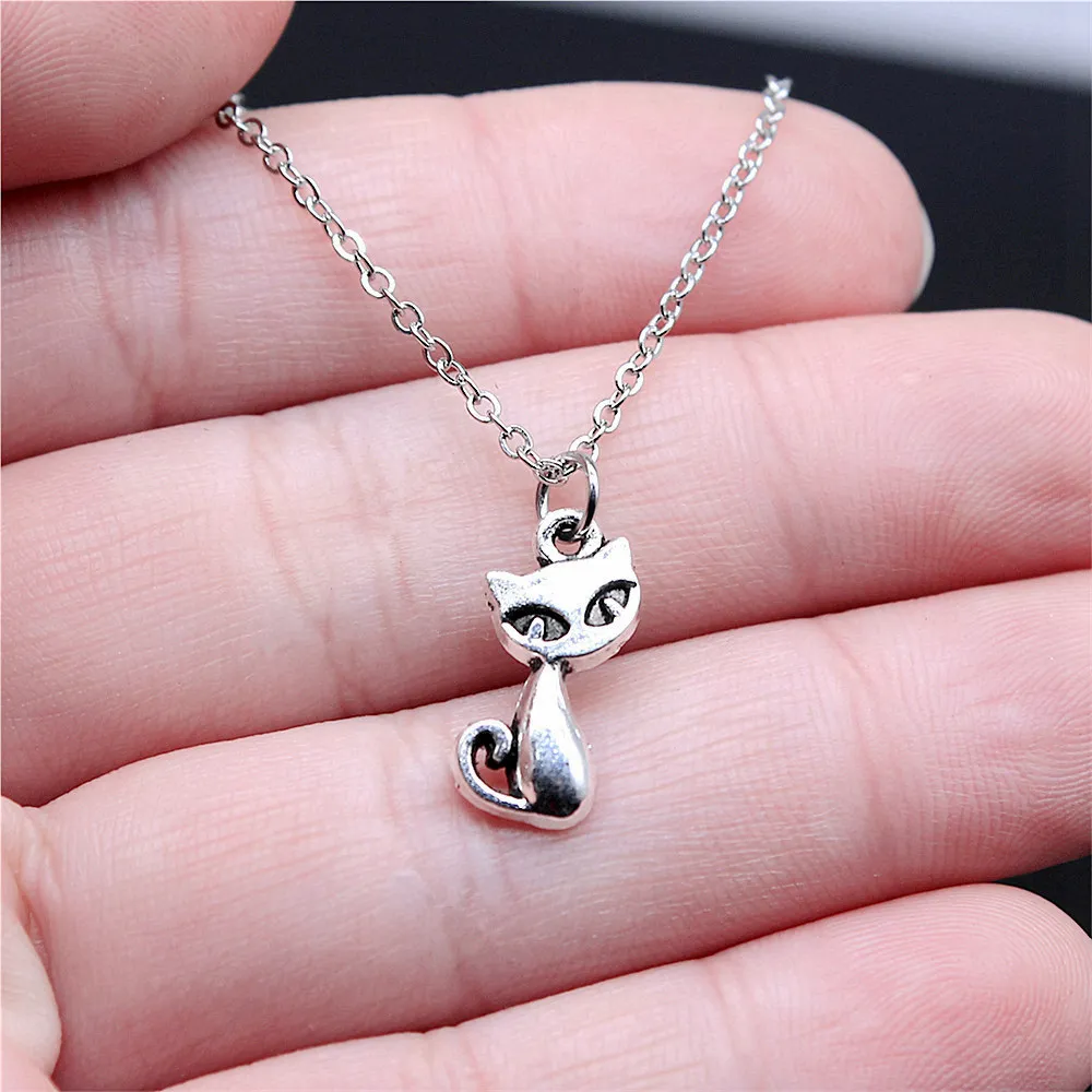 Chokers 40Cm Short Chain Necklace Animals Poultry Dogs Cute Jewellery