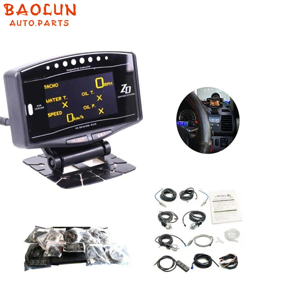 

BAOLUN DF09703 DF09701 Defi Advance ZD 10 in1 link Auto Gauge Sports Package Digital Tachometer Full Kit BF CR C2 Meter