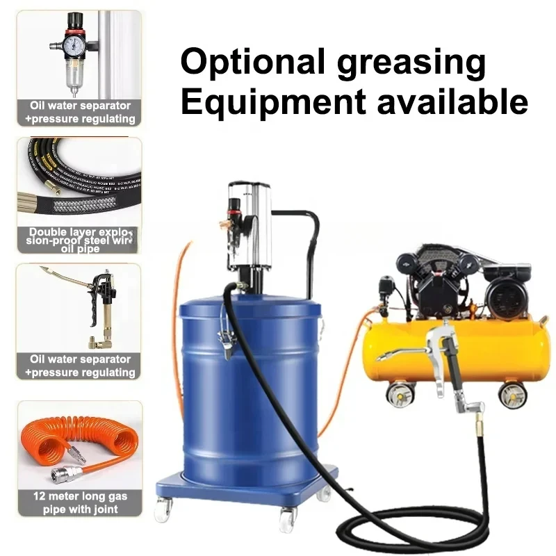 5 Gallon Air Operated High Pressure Pneumat Greased 20L Grease Pump Pneumatic