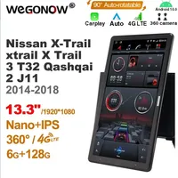 13.3'' Ownice 1Din Android10.0 Car Radio 360 for Nissan X-Trail xtrail X Trail 3 T32 Qashqai 2 J11  Auto Audio SPDIF 4G LTE