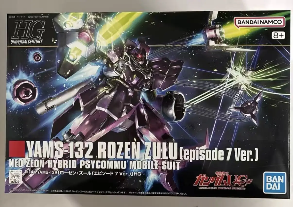 Original Bandai HG Rozen Zulu Ep7] 1/144 YAMS-132 Gundam Unicorn