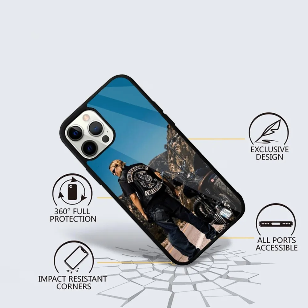 Sons of Anarchy Phone Case For iPhone 15,14,13,12,11,Plus,Pro,Max Mini Magsafe Magnetic Wireless Charging