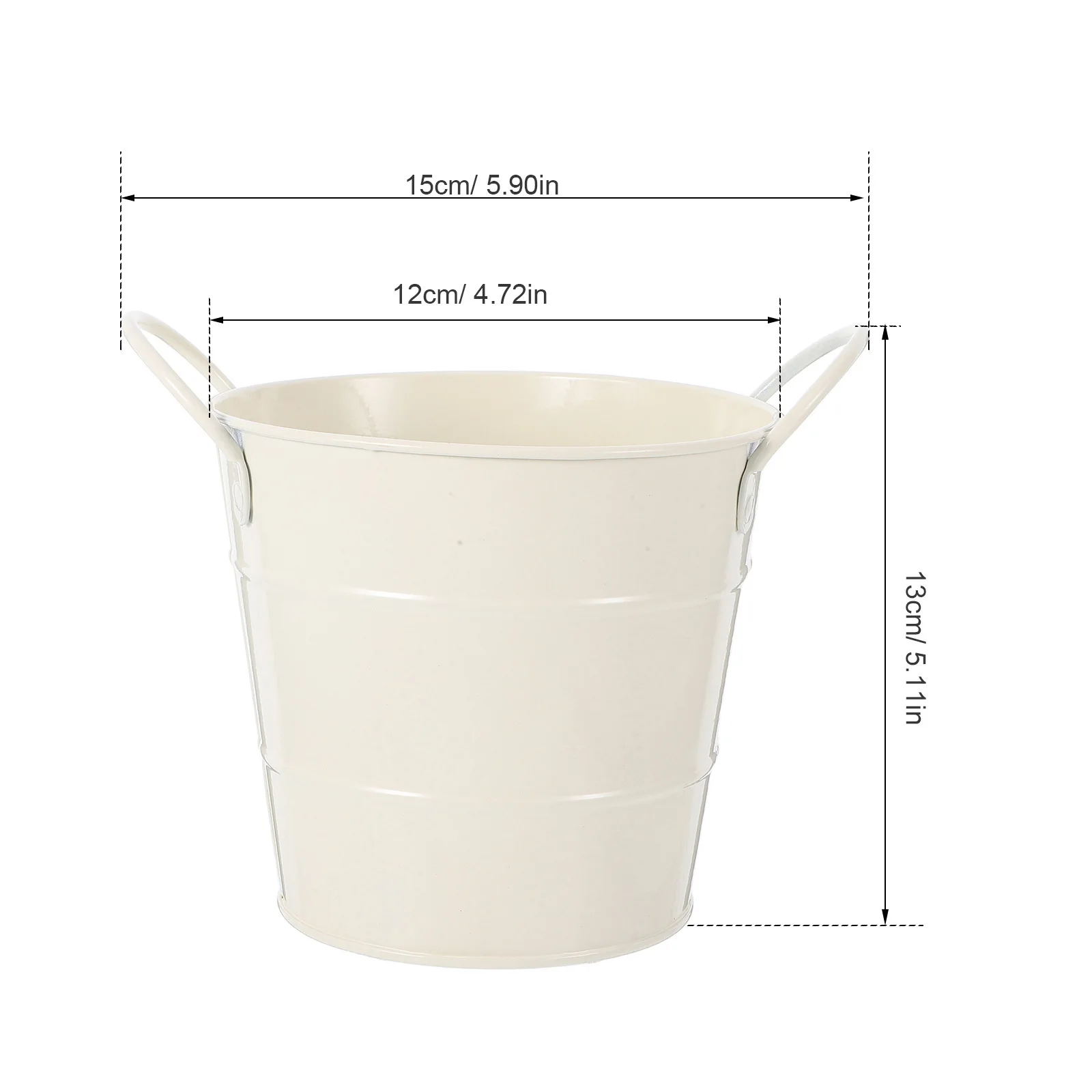 سطح المكتب تخزين دلو صغير المجلفن سلة المهملات المعدنية لمكتب المنزل المدرسة متعددة الأغراض المنظم سلة المهملات اناء للزهور القلم