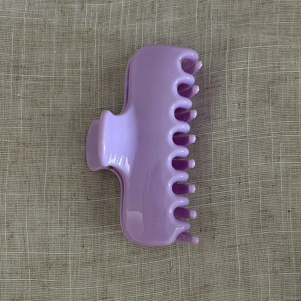 1 Stück Basic-Haarspange aus mehrfarbigem PC-Material, dicke Haarklammer im INS-Blogger-Stil, große Haarklammer für den Hinterkopf, tägliches Haar-Accessoire für Damen – Detail 14