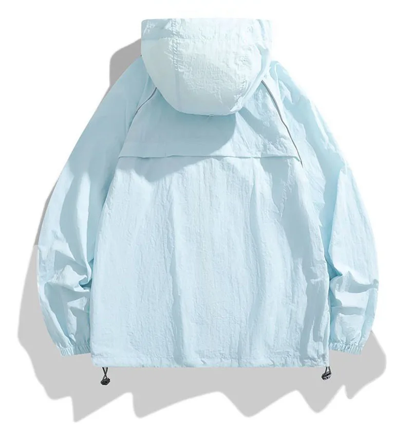 Outerwear Women Oversize Hooded  Style Cool Feeling Sun Protection, Waterproof and Windproof 2025 New Summer Jacket