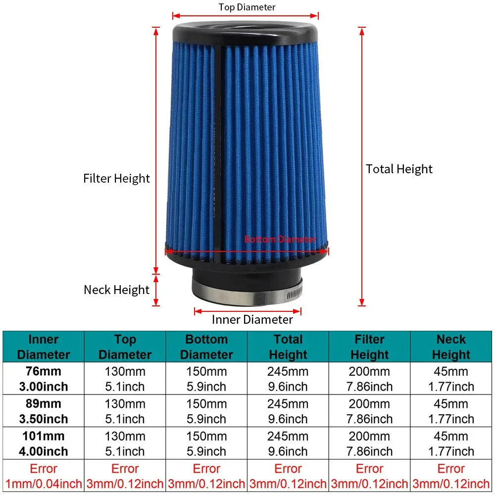 Car High Flow Air Filter 3\