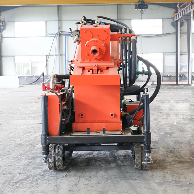 Customized 200m deep water well drill rig, this portable drilling machine uses hydraulic precision, reaches 200m