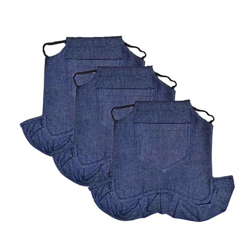 3PCS Chicken Overalls Saddles Hen Jacket Apron, for Duck GeeseJAS