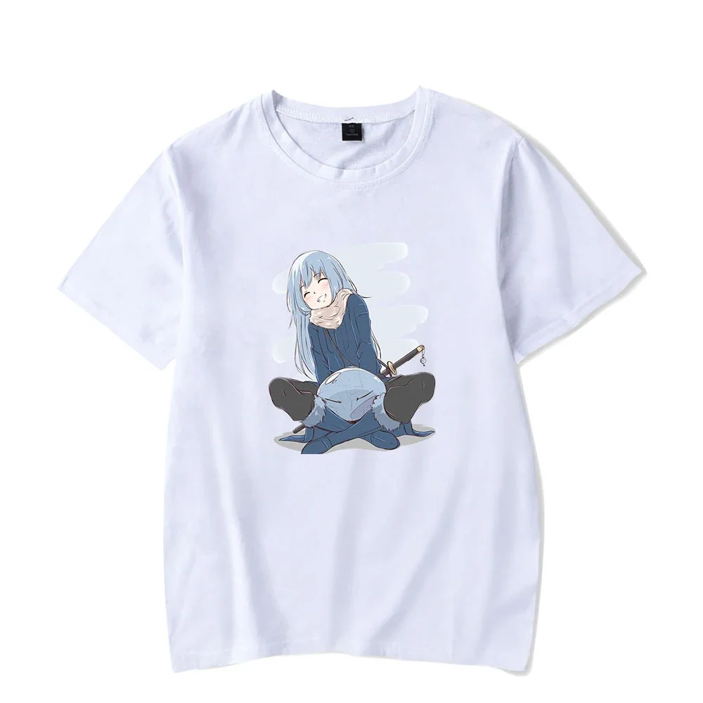 Cute Women T-shirt That Time I Got Reincarnated As A Slime Print Short Sleeve Tee Shirt Female Fashion Casual Streetwear Tops