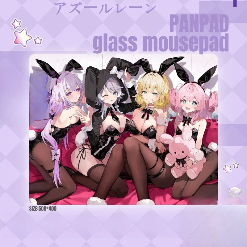 

Tempered Glass Mouse Pads Custom E-Sports Gaming Mats Desk Pad for PC FPS Gaming Mouse Pad Offices Accessories Gift 500x400mm