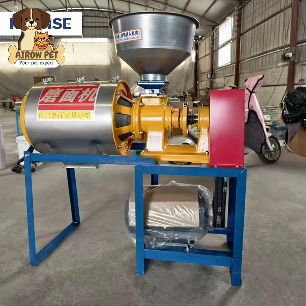 AIROW Flour Milling Machine Wheat Corn Grain Grinder with 7.5kW Motor for Farm and Food Processing on Hot Sale
