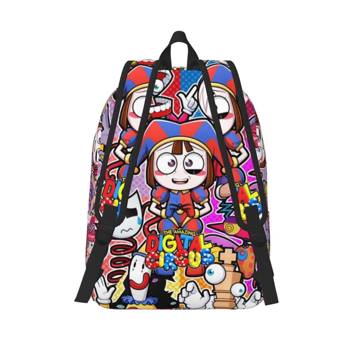 The Amazing Digital Circus Fanart Backpack for Men Women Casual Student Work Daypack Laptop Computer Shoulder Bag Outdoor