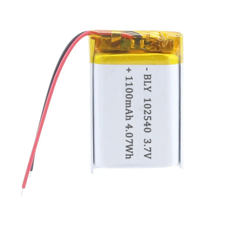 3.7V 1100mAh 102540 Bateria litowo-polimerowa Bateria litowo-jonowa do power banku GPS 100% rzeczywista pojemność — zdjęcie produktu 4