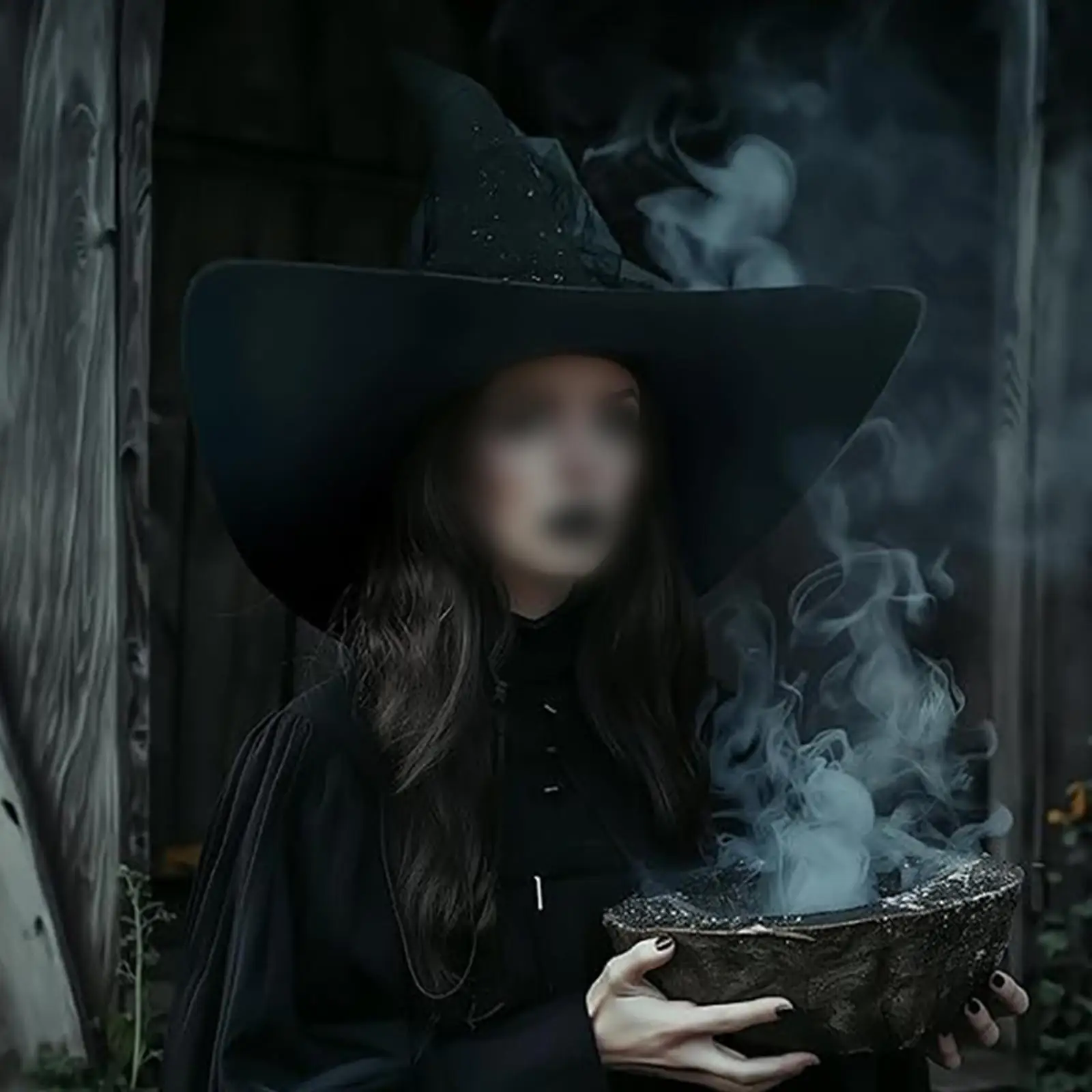 Chapeau de Sorcière d'Halloween pour Femme, Accessoire de Costume, Haut Jolie tu pour ix