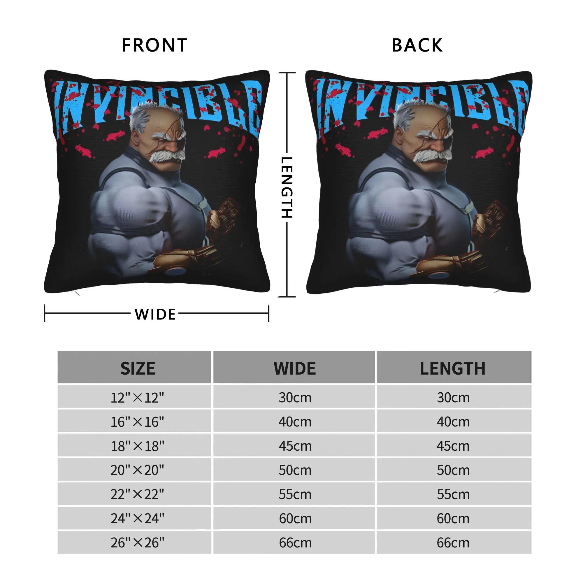 Lonely Viltrumite Invincible Pillow Case  Custom Pillow Cover Fashion Pillowcases For Sofa Couch Bed Living Room