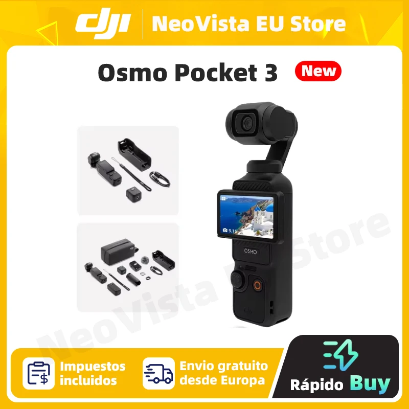 DJI Osmo Pocket 3 potente Sensor de 1 pulgada 4K/120fps pantalla táctil giratoria de 2 pulgadas original nuevo en stock