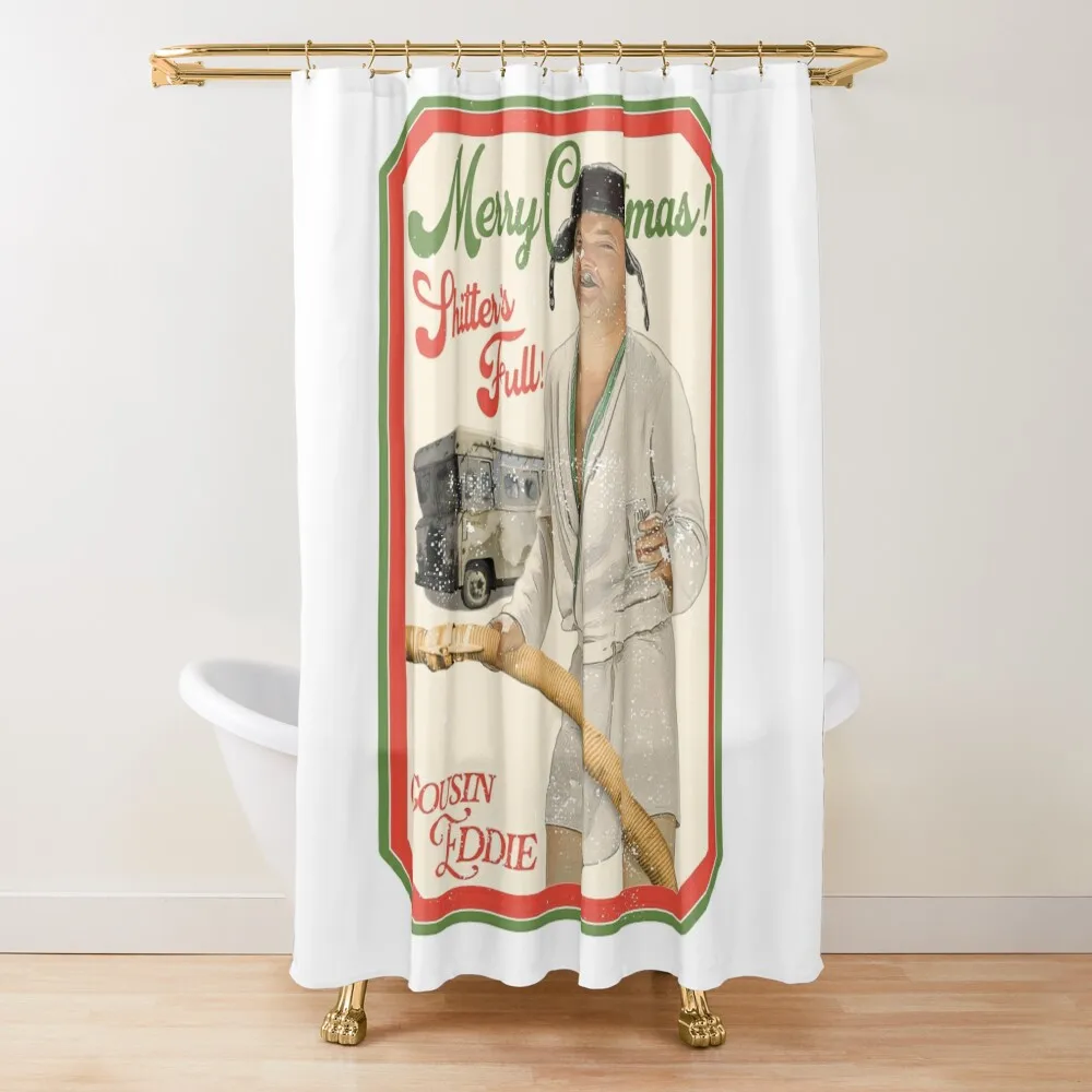 

Cousin Eddie Shower Curtain Waterproof Bath And Anti-Mold Shower Set For Bathroom Shower Waterproof For Bathrooms Curtain