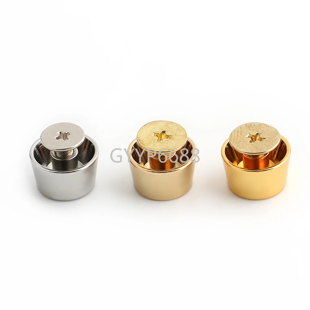10-30-100pcs 8 colors 11*9mm Rose gold Copper Rivets Fasteners Gold High Quality Leather Crafts Bags shoes Studs