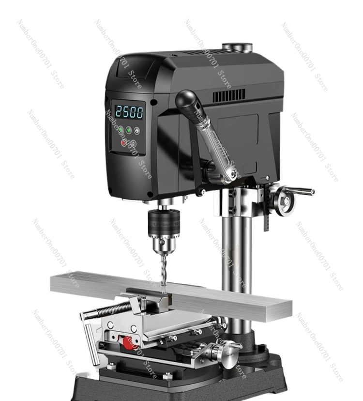 Digital table drill Small household milling machine 220v high power drilling machine Workbench High precision drilling machine