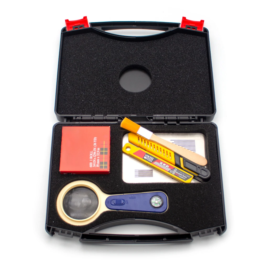4 In 1 Sisi Cross-Cut Tester Set Verf Film Hechting Test Board Coating Hechting Tester 1/1.5/2/3Mm