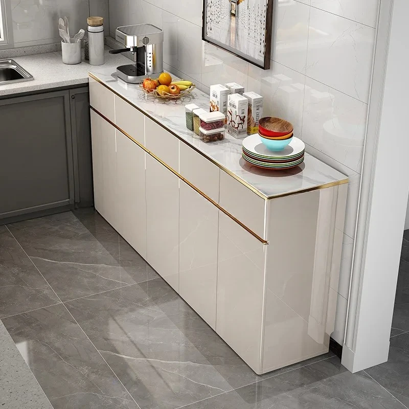 Modern Minimalist Sideboard Cabinet Home Kitchen Bowl Cabinet Large Capacity Living Room Multi-functional Storage Cabinet