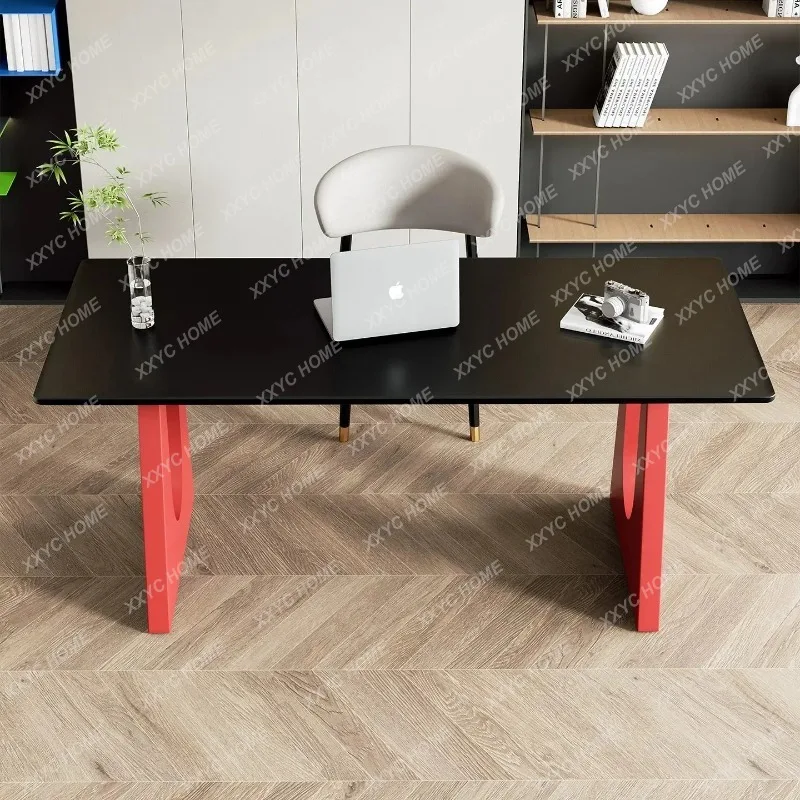 XX Modern Dopamine Desk Office Computer Desk Living Room Rectangle Writing Desk