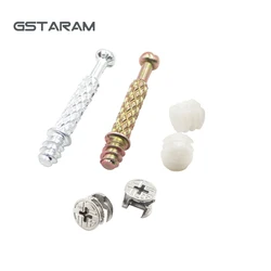 Furniture Screw Three-In-One Eccentric Wheel Nut Three in one screw Connector Bolt clothes cabine desk link fixer