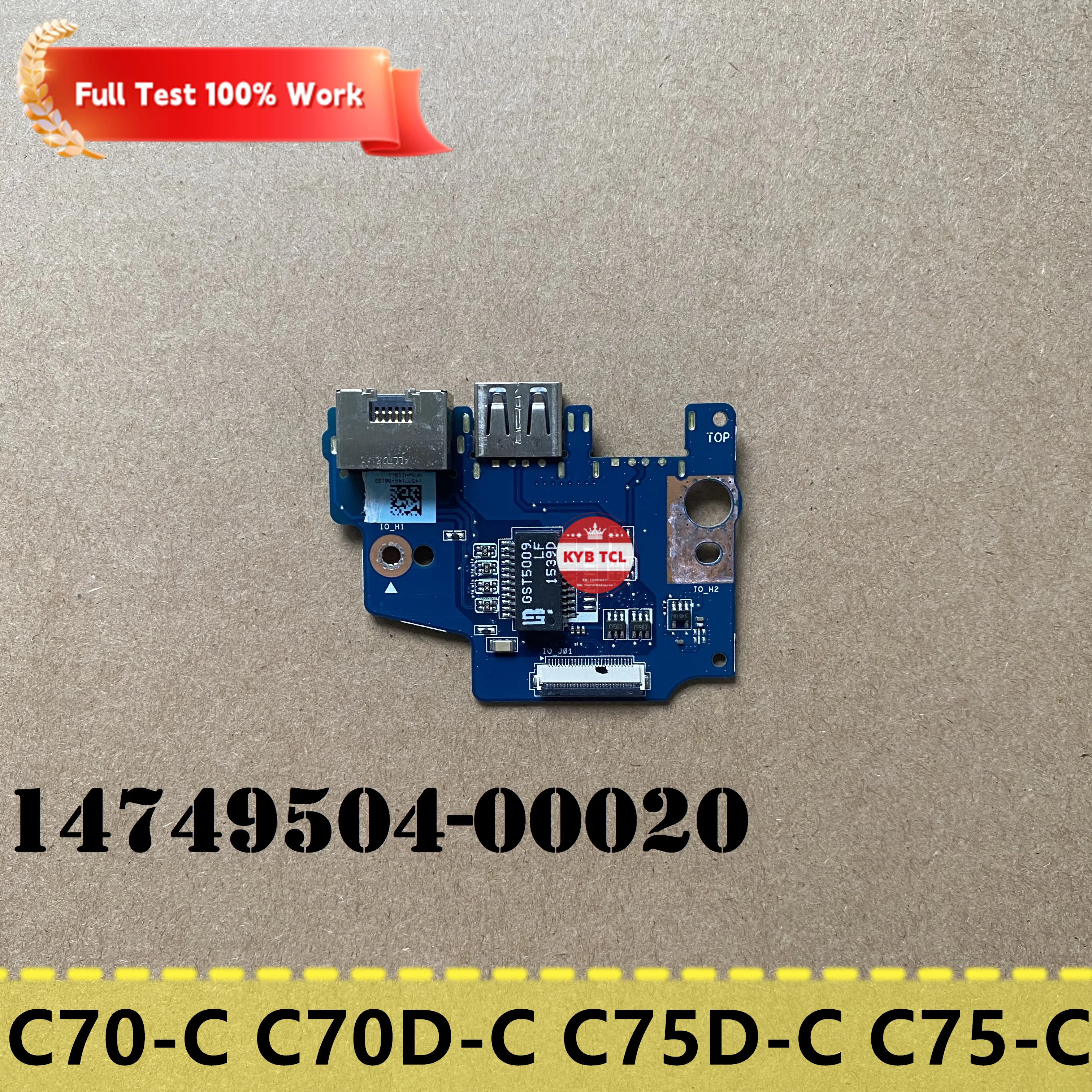 Para Toshiba Satellite C70D-C C70-C C75-C C75D-C Laptop DVD Drive Conector Sata Ou LED Board Ou cabo Ou Pcb USB Lan Card Board 69N0DQD10801 14749504-00020 69N0DQE10B01