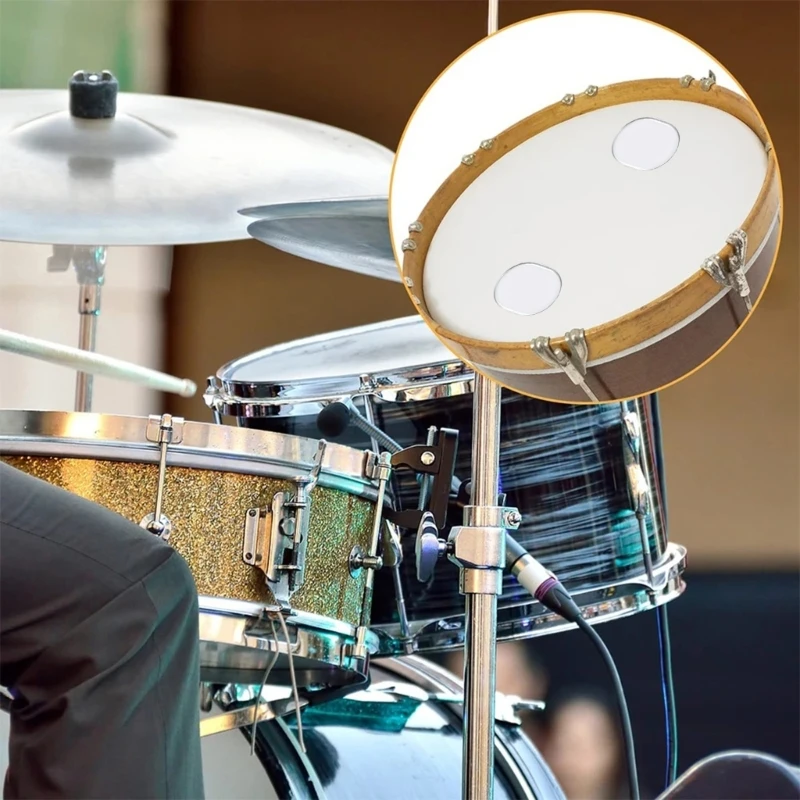 Set of 48 Drum Set Silicone Silencers Shock Absorbing Practice Pads for Training