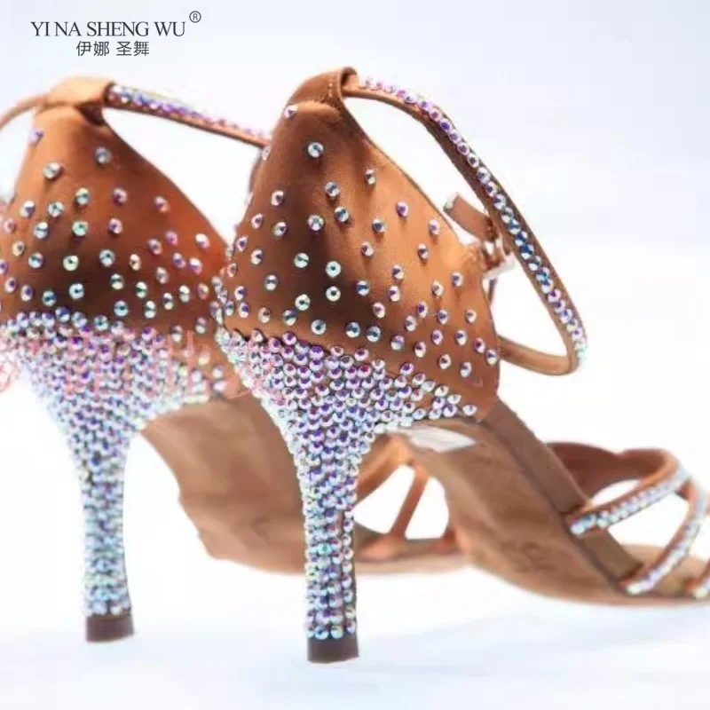 

Женская обувь для латинских танцев AB Stones Waltz, социальные танцы, тренировочная обувь на мягкой подошве для девочек, черные бальные туфли для бассейна