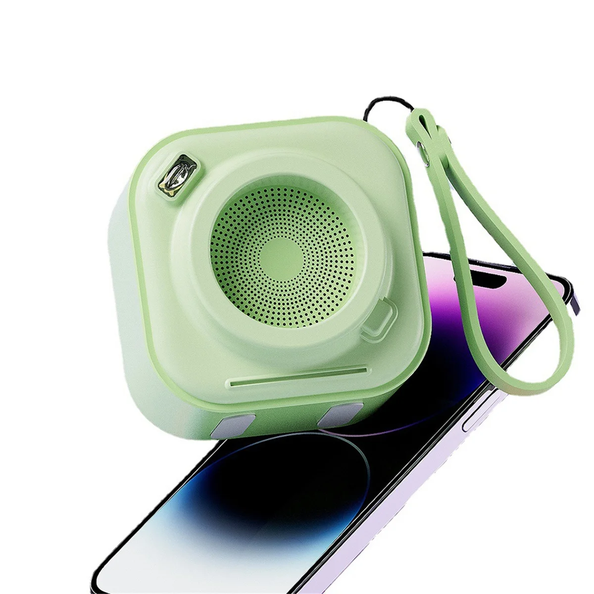 A45U Retro Camera Shape Bluetooth Speaker Sem Fio Mini Portátil Ao Ar Livre Subwoofer Verde
