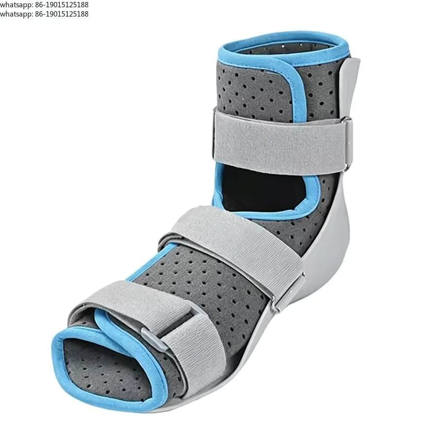Adjustable ankle brace for fracture and sprain recovery, breathable foot brace with Velcro strap