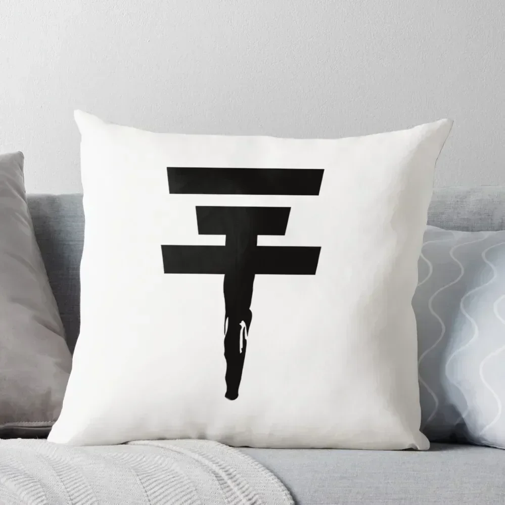 

Tokio Hotel Logo (black, once) Throw Pillow bed pillows ornamental pillows christmas pillowcases Cushions For Sofa pillow