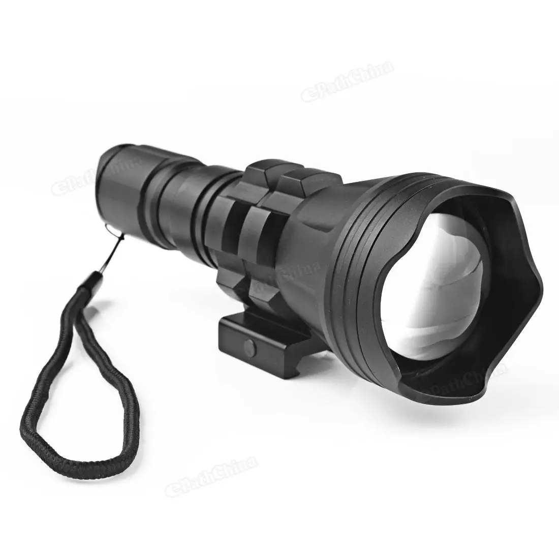 SecurityIng B158 Convex Lens Zoom Flashlight U4 LED Torch Hunting Light 900 Lumens Aluminum Tactical Flashlight