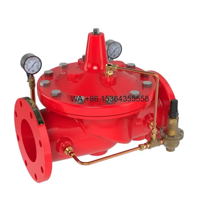Wmwmnu for CCCF Certified 90-21 Model Pressure Reducing Valve Cla VAL Flow Control Ductile Iron Pressure Reducing Valve