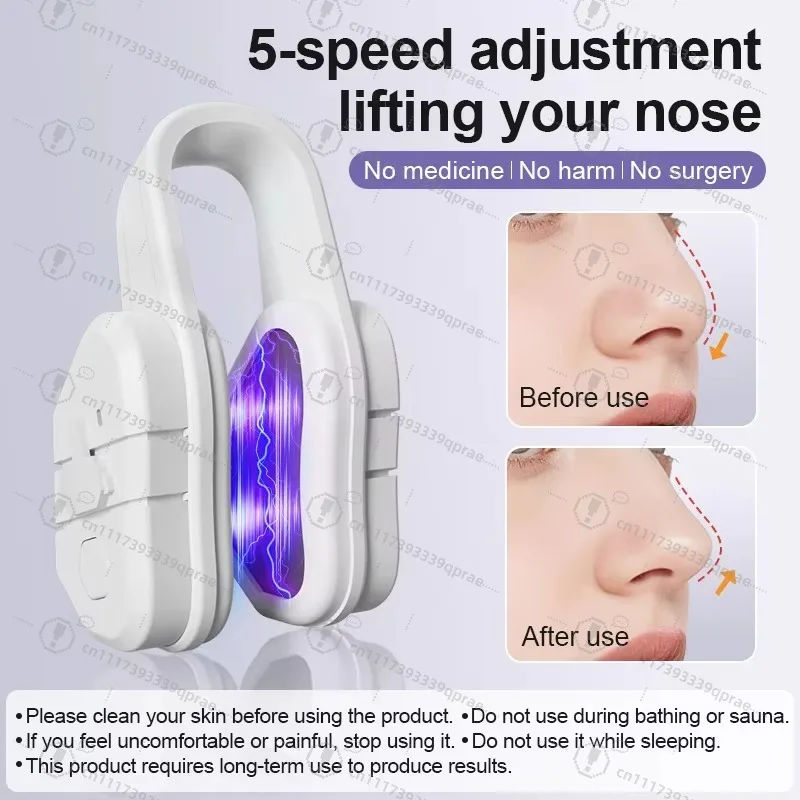 EMS Electric Nose Shaper - Safe & Effective Electronic Nose Reshaping Device