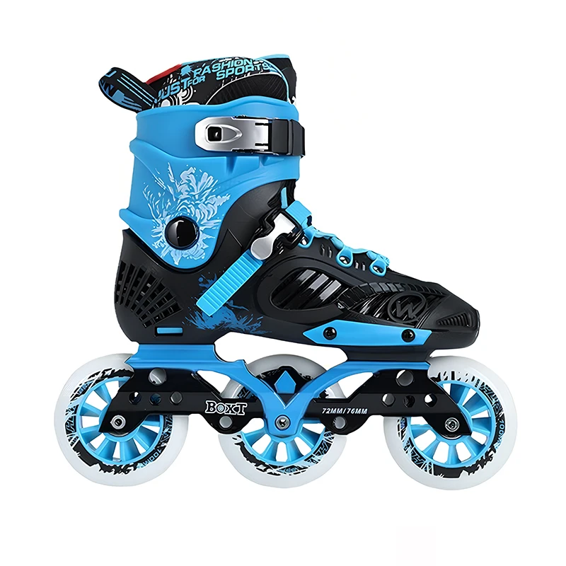 

Professional 3/4 Wheel Inline Skates Speed Skating Shoes Adult Adjustable Roller Skates Racing Freestyle Training Fitness Skates