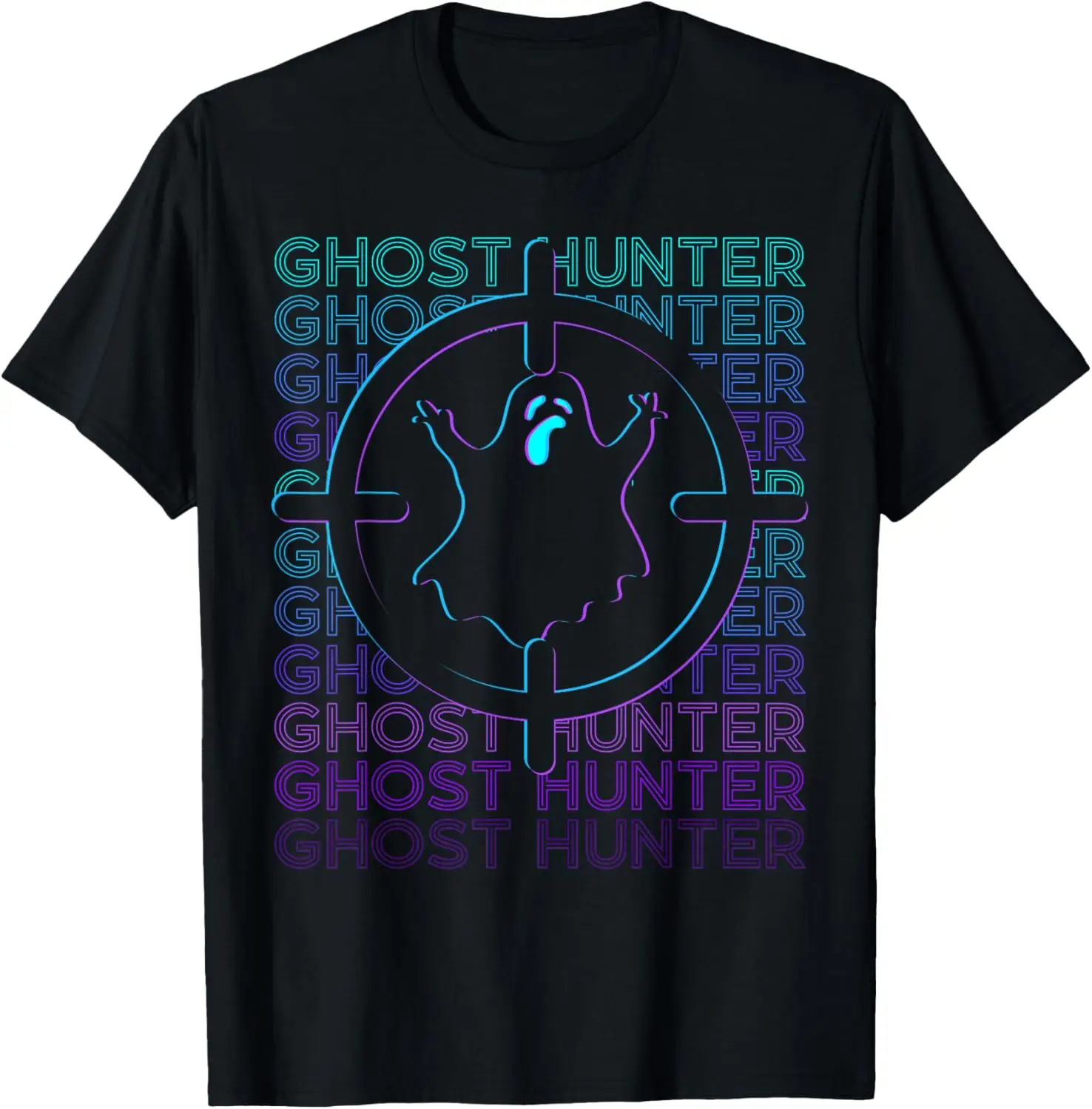 Ghost Hunter Ghost Hunting Retro T-Shirt