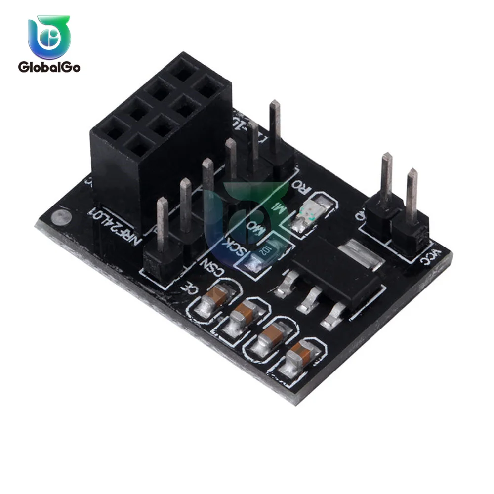 NRF24L01 Wireless Base Adapter Module 3.3V Socket Adapter Plate Board with 8Pin for Arduino Robot Smart Car 24L01 Wireless Modul