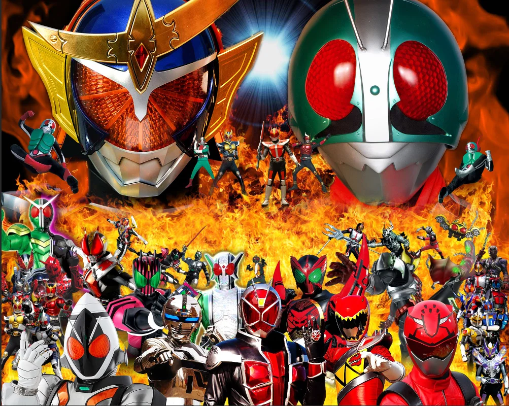 7x5FT Masked Kamen Rider Custom Photo Studio Backdrop Background Vinyl 220cm x 150cm