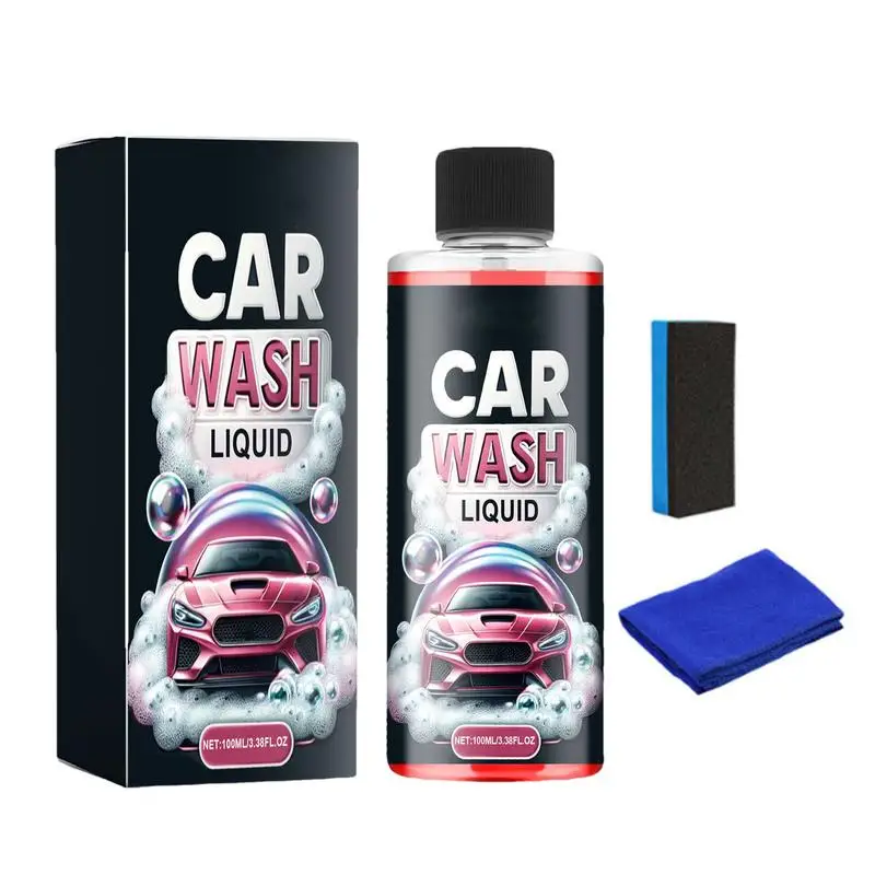 

Foam Cleaner For Car 100ml Car Cleaning Supplies Multifunctional Car Wash Foam Foaming Car Wash Soaps Exterior Care Products For