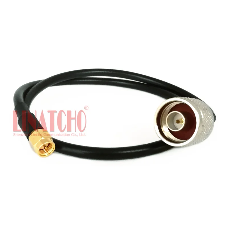 50CM Coaxial RG58U SMA Male to N Male Connector Antenna Connecting jumper cable