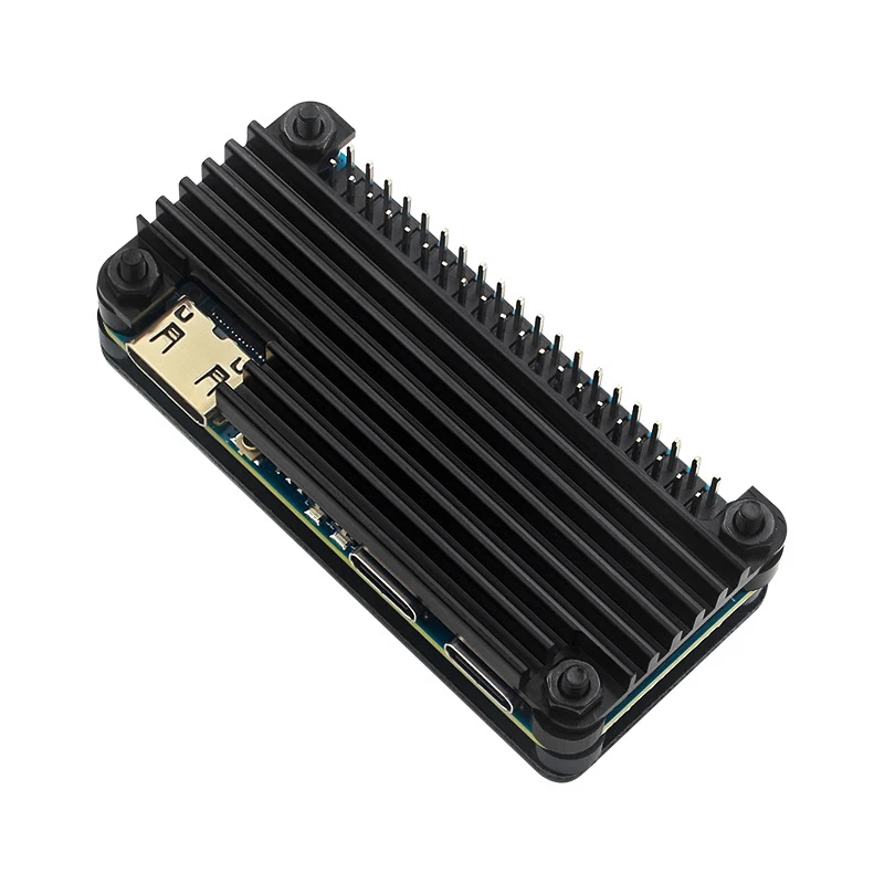 Banana Pi M4 Zero Aluminum Alloy Case, Banana Pi‑M4 Zero Protective Shell + Pin Headers, Screwdriver Included