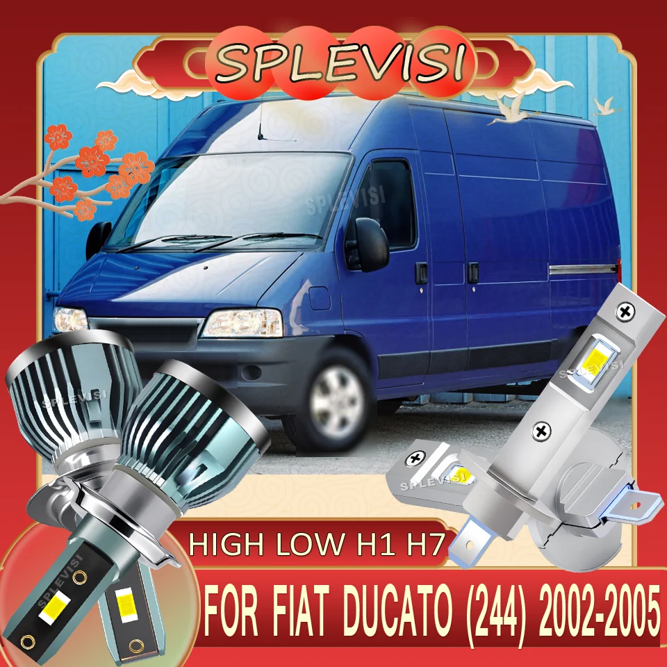 

High Lumen Output Car LED headlight high low beam Illuminate the Road Ahead Clearly For FIAT DUCATO (244) 2002 2003 2004 2005
