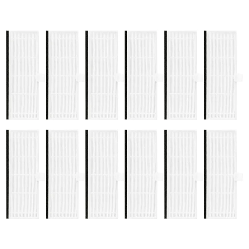 Aparelhos de compras 12 peças filtro hepa plástico branco para vactidy ágil t7 t8 robô vácuo peças reposição lavável poeira fi