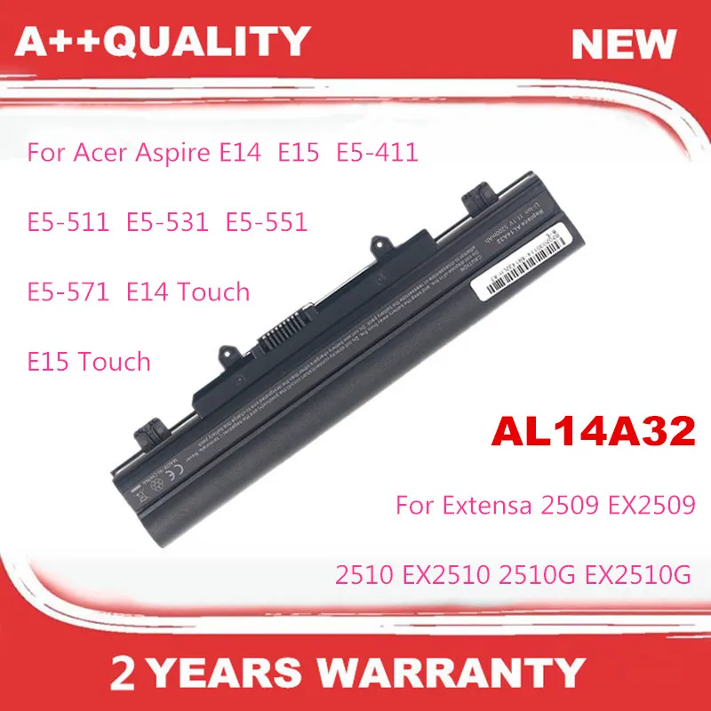

31CR17/65-2 AL14A32 KT.00603.008 Аккумулятор для ноутбука Acer Extensa 2509 EX2509 2510 EX2510 2510G EX2510G Series